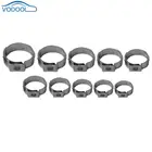 10 шт., зажимы для шлангов, из нержавеющей стали