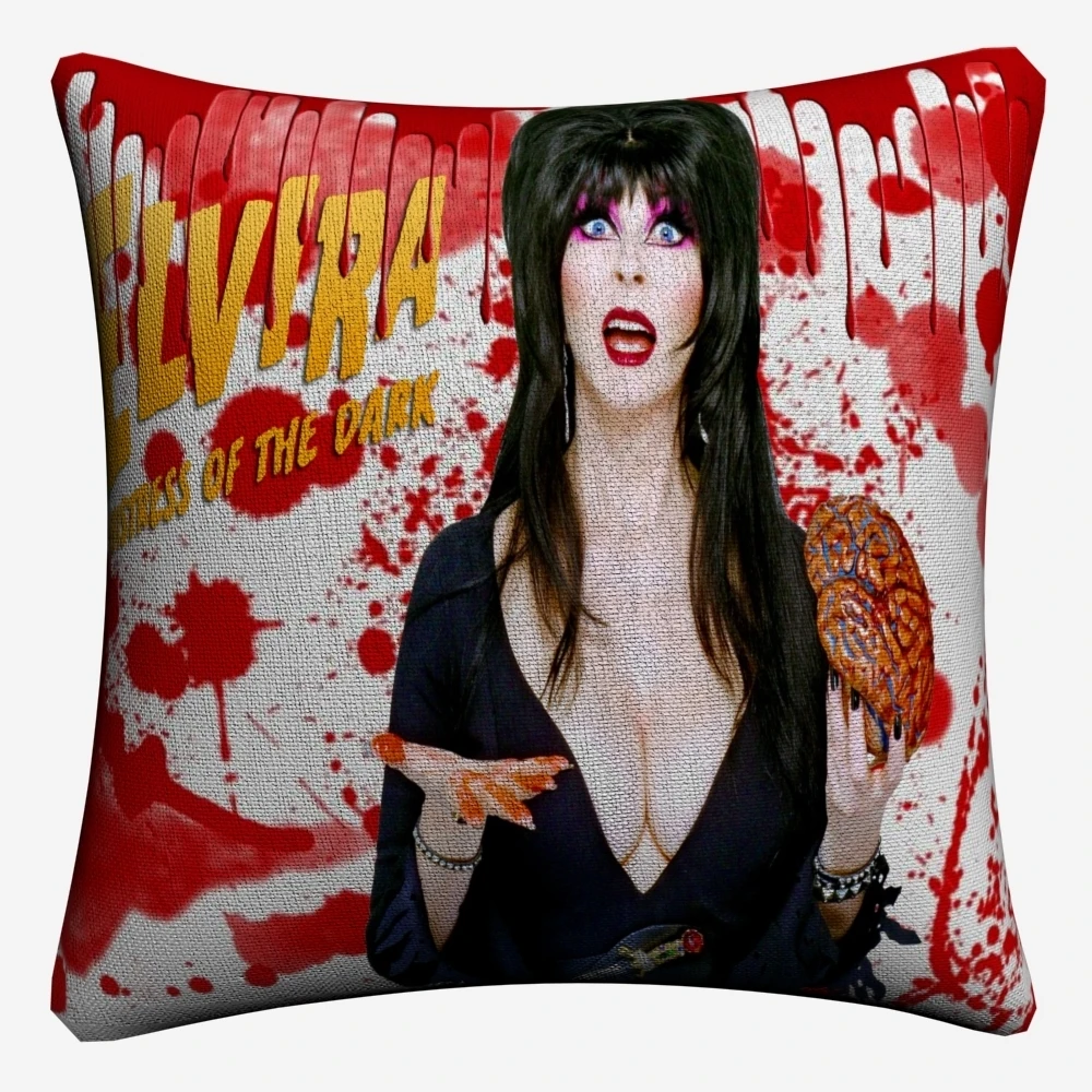 Elvira Mistress Of The Dark декоративная льняная Наволочка на подушку подушка чехол для