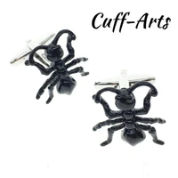 cuffarts cufflinks for men elegant black ant shaped cufflinks luxury mens cuff links brand shirt accessories men c10063