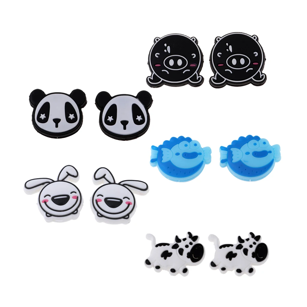 

Sunnimix Pack 2 Novelty Animal Sports Tennis Racquet Vibration Dampener Shock Absorber Accessories - Lightweight & Durable