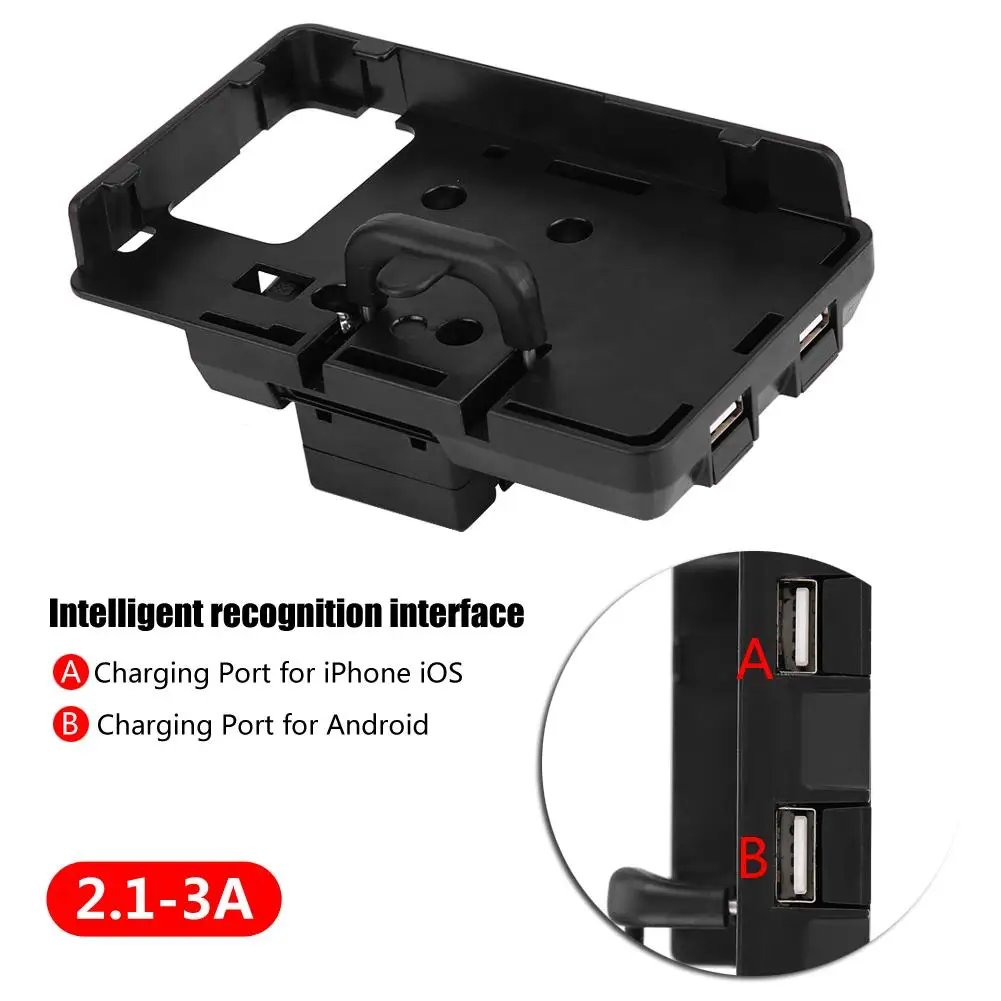 Мотоцикл USB зарядное устройство мобильный телефон ABS держатель Подставка