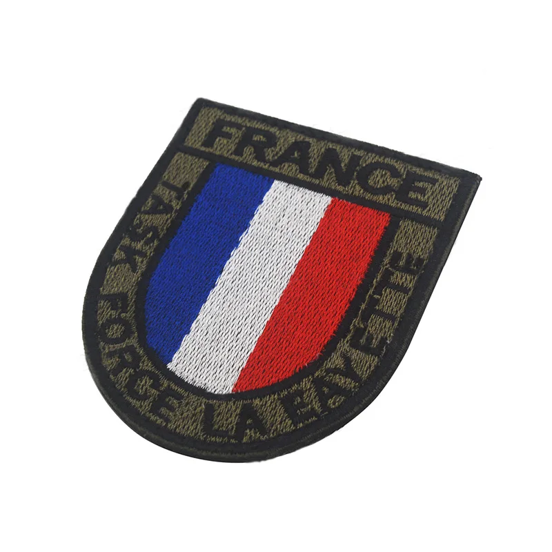 3pc Fabric Hook Embroidered Badges Patches for Clothing Task Force La Fayette Special Flag Armband Army Uniform Ref2 Tactical | Дом и сад