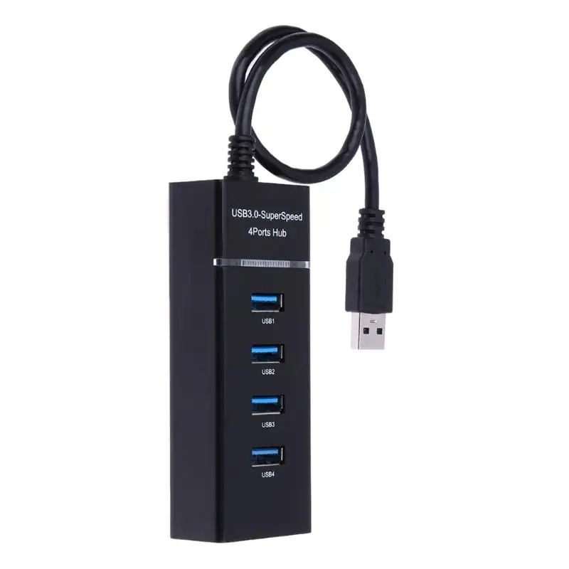 Новое поступление USB 3 0 Супер скорость до 5Gbp 4 порта концентратор сплиттер