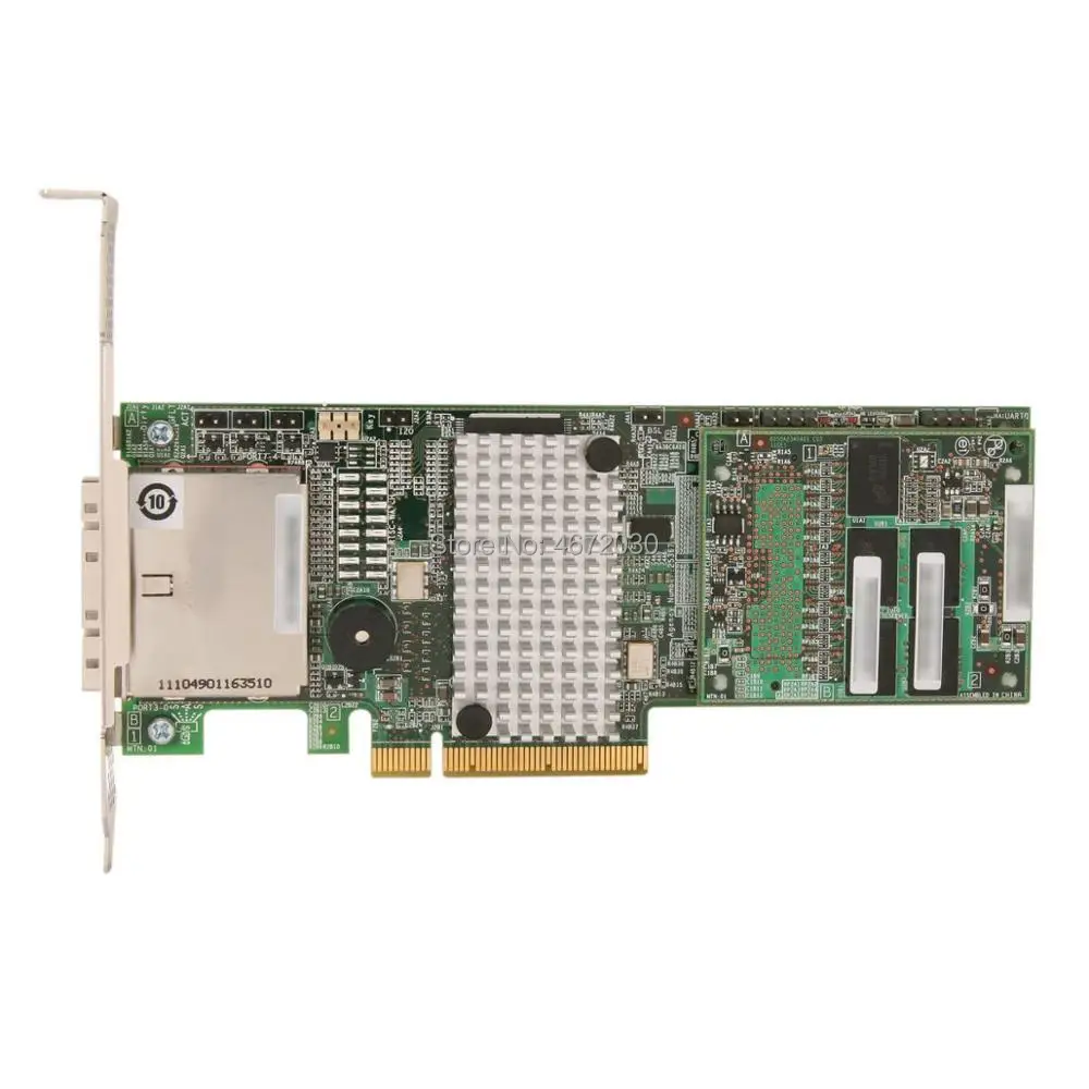 Новая карта контроллера Broadcom Avago LSI MegaRAID SAS 9286-8e LSI00332 8 портов 1 ГБ кэш-памяти SFF8088