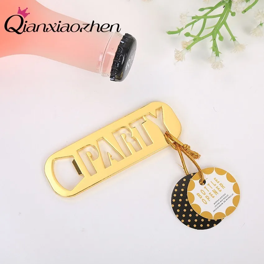 

Qianxiaozhen 100pcs PARTY Beer Bottle Opener Wedding Favors And Gifts Wedding Gifts For Guests Wedding Souvenirs Party Supplies