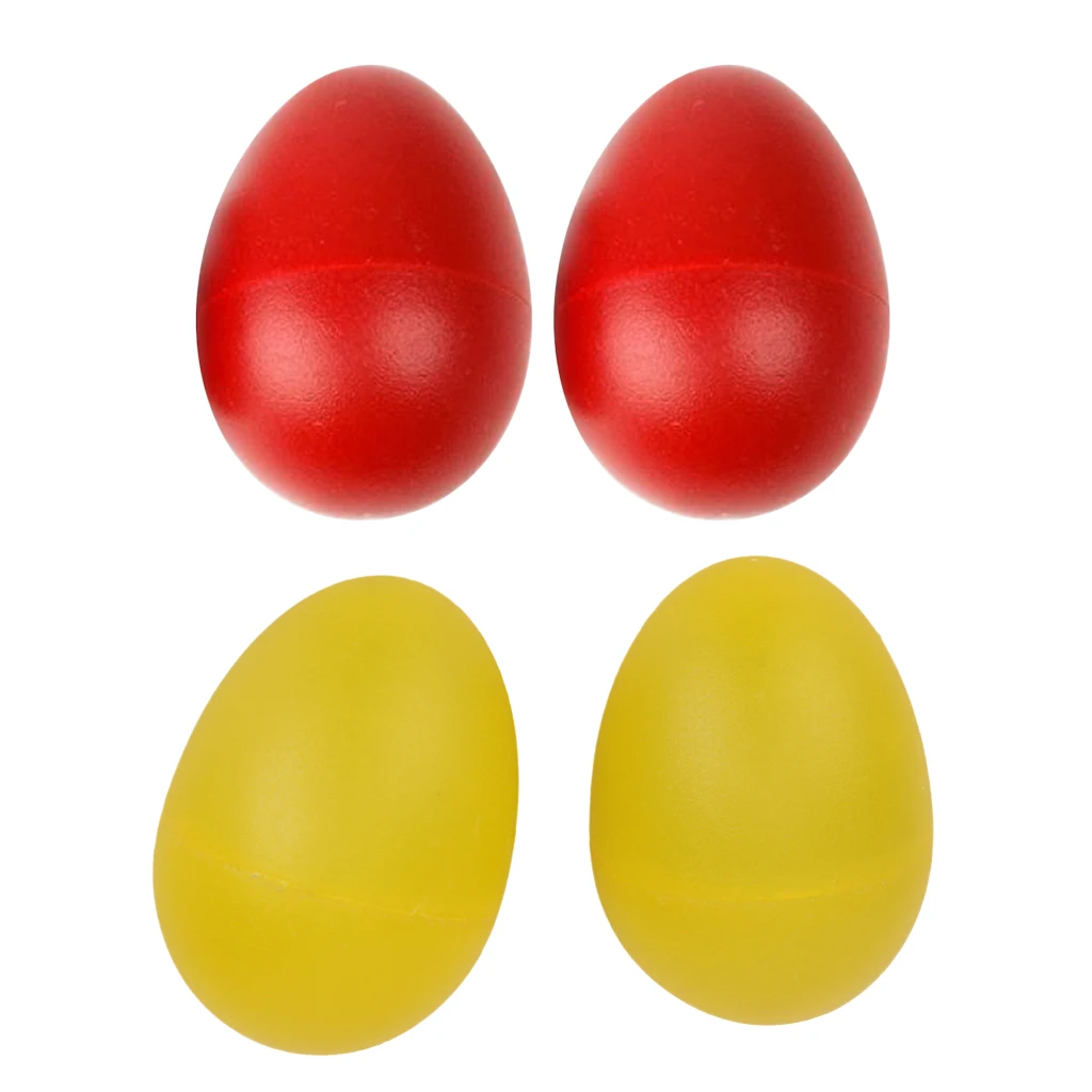 2 пары музыкальный ручной шейкер Maraca пластиковая Песочная яичная перкуссия