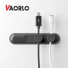 Устройство для сматывания кабеля для наушников, органайзер для кабеля, зажимы для удержания проводов, устройство для сматывания шнура питания, магнитный держатель для рабочего стола