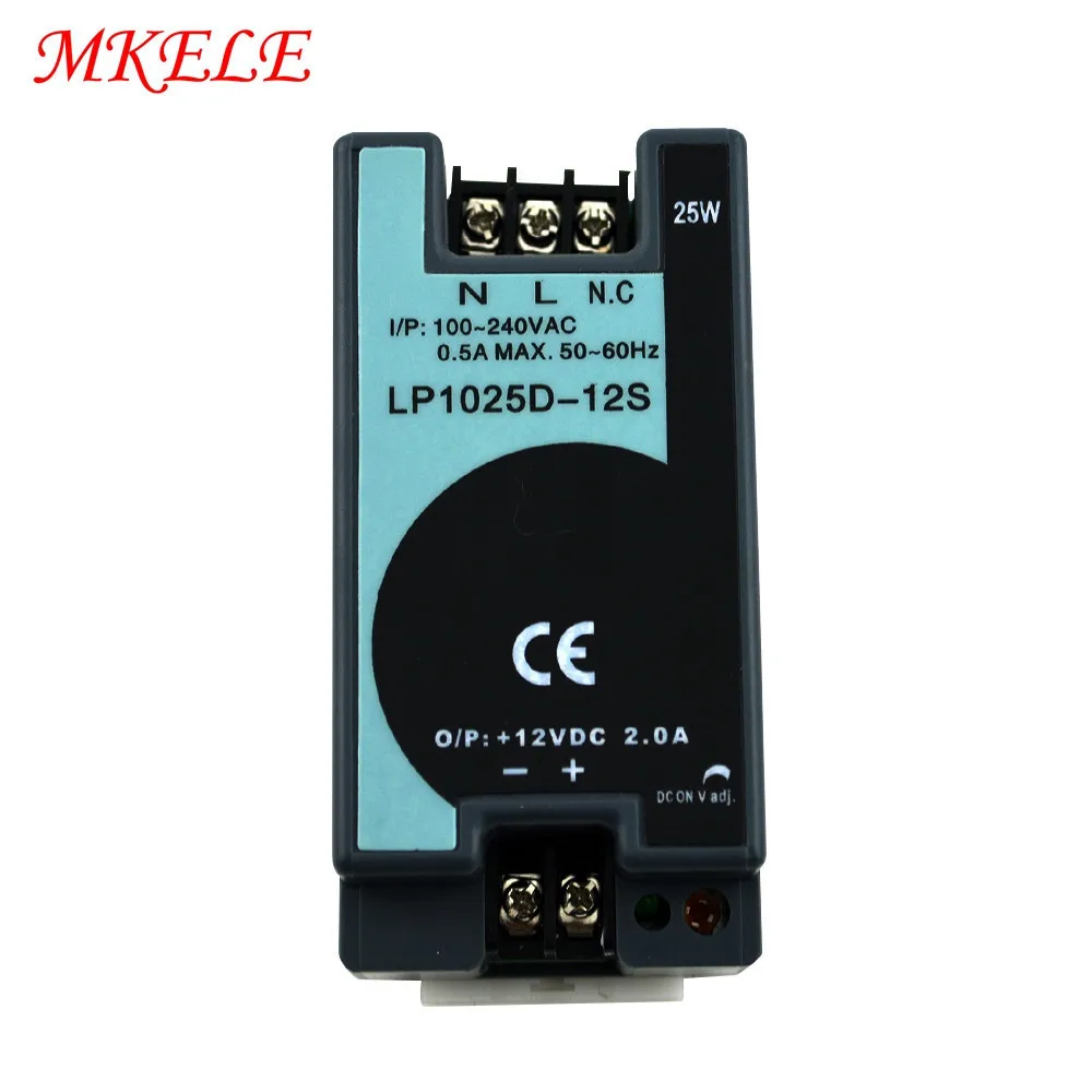 Фото Импульсный источник питания LP серии Din Rail 25 Вт 50 100 150 300 500 светодиодная индикация Импульсный источник питания LP серии Din Rail 25 Вт 50 100 150 300 500 светодиодная индикация