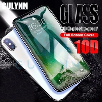 10d full cover curved tempered glass for iphone 7 8 6 plus screen protector film for iphone x xs xr max 8 6 7 protective glass