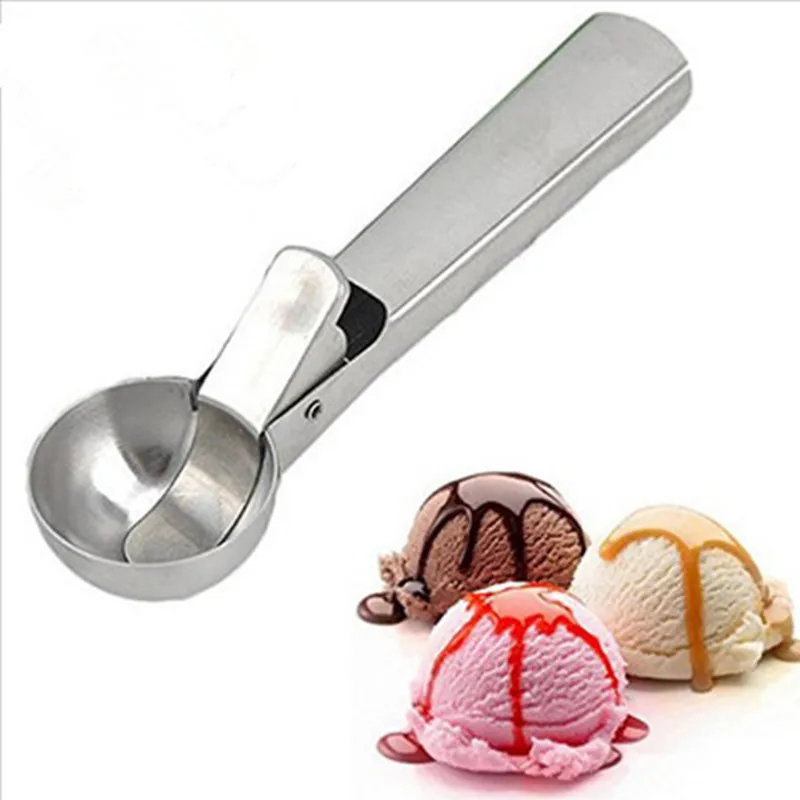 Гелато в Acciaio Inox Совок Sferica di Frutta Cucchiaio Ice кремовый ковш с триггером Frigorifero Casa