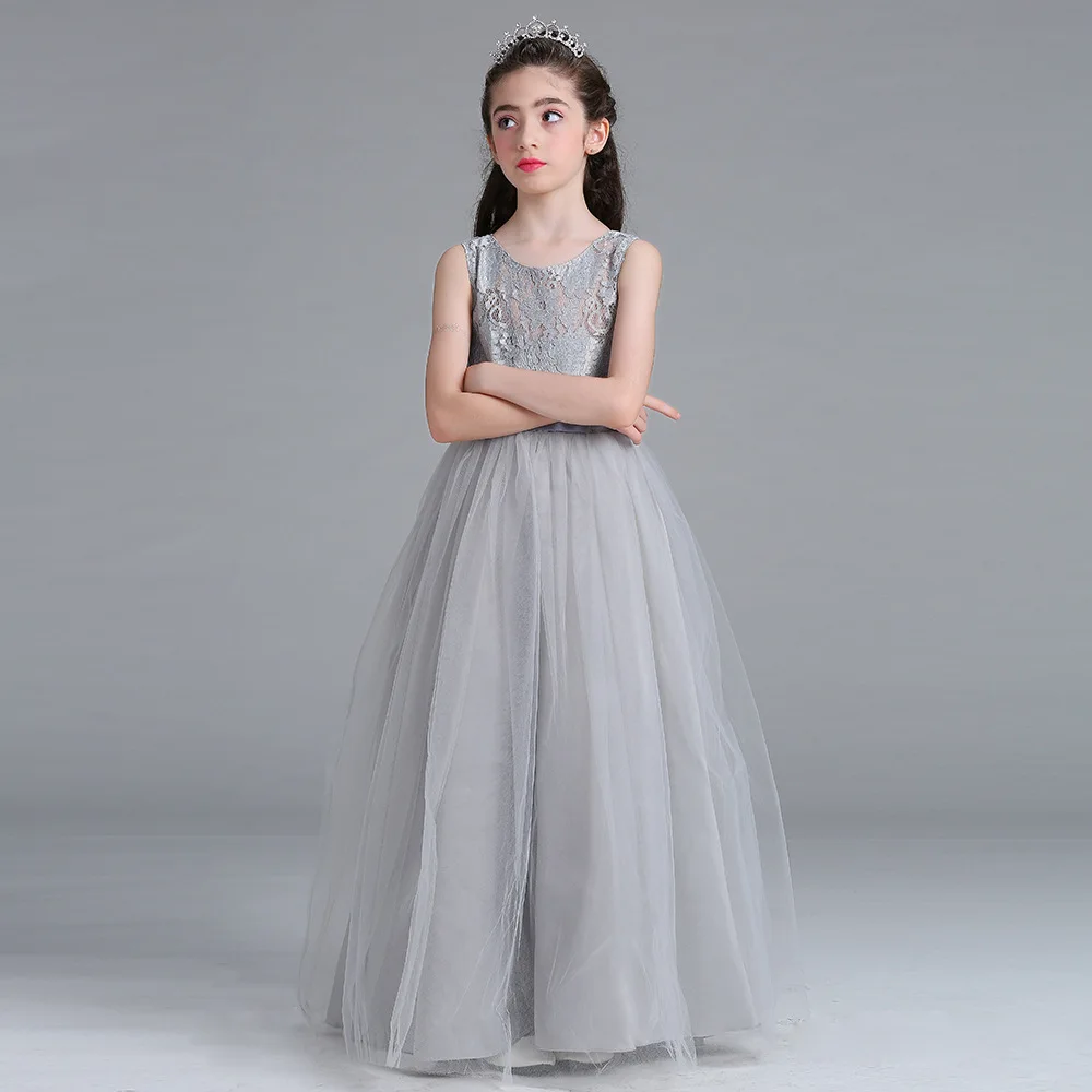 Children's Evening Dress Mop Long Girl's Summer Piano Player Performing Girl Party | Детская одежда и обувь