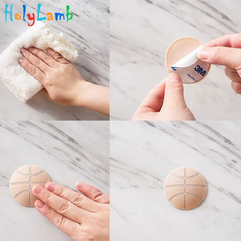 4 шт./лот баскетбольный узор защита от детей амортизатор безопасности для двери