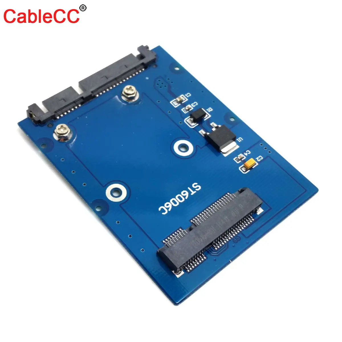 Cablecc преобразователь адаптер прочный 50 мм Маленькая плата mSATA SSD до 2 5 &quotSATA Привод