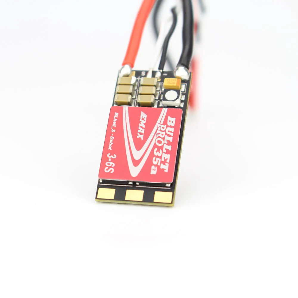 4 шт. Drone DSHOT Bullet Series 35A PRO 3 6S BLHELI_S ESC w/RGB LED программируемый для соревнований гоночных