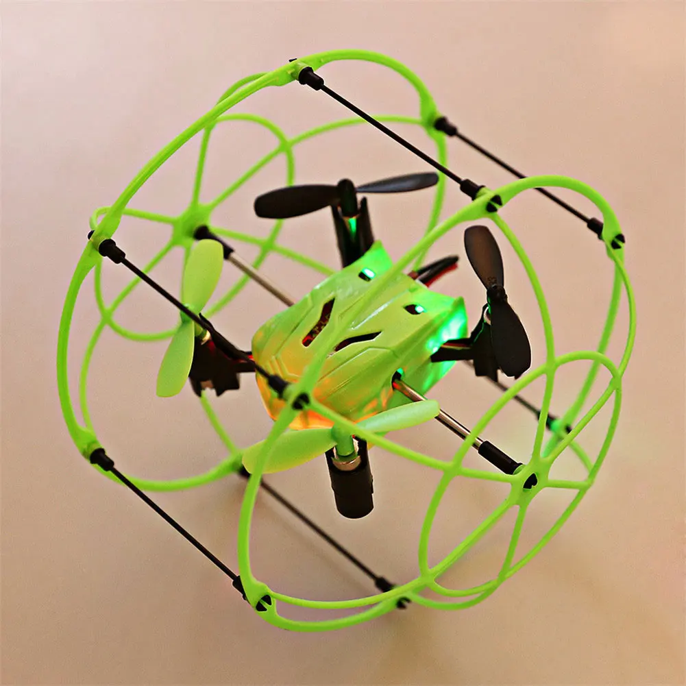 Мини Дрон флип RC Ball Sky Walker 2 4 ГГц 4CH Fly Квадрокоптер 3D ролик Безголовый вертолет