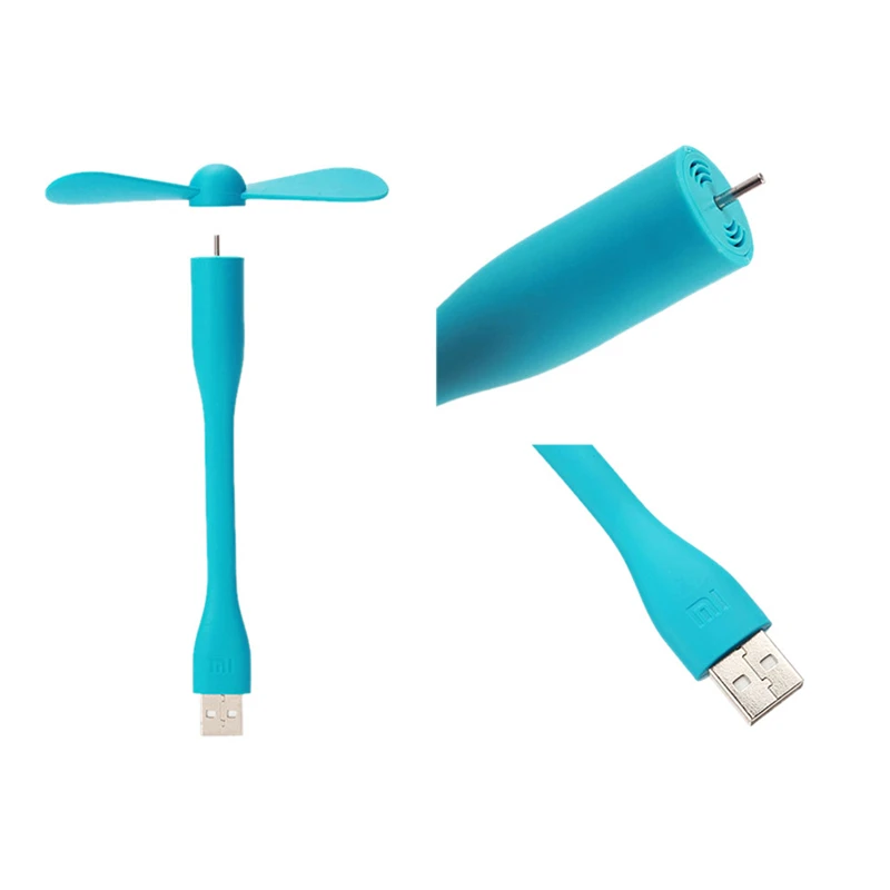Xiaomi оригинальный Usb вентилятор гибкий портативный мини-вентилятор