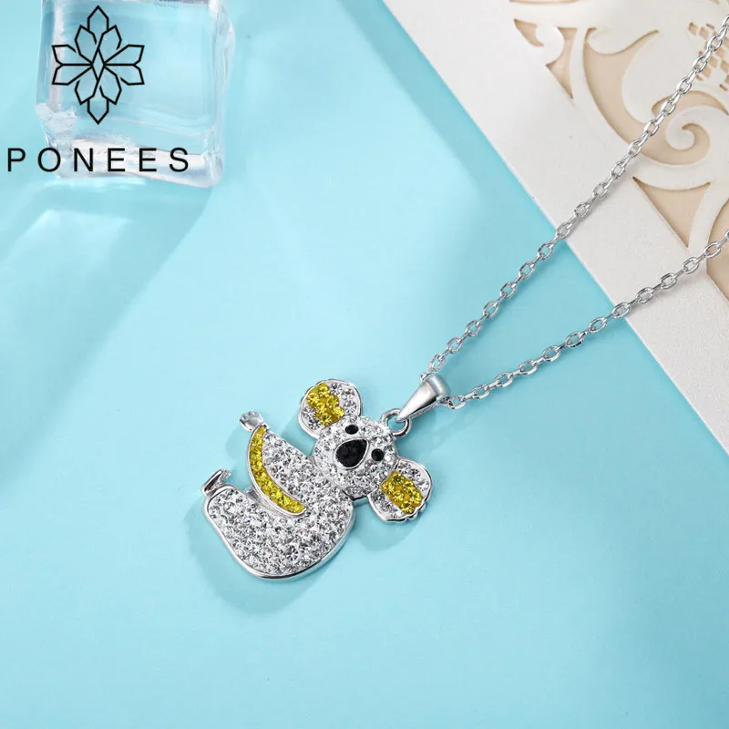 Модные детские ювелирные изделия PONEES 2018 г. ожерелье коала для подруги с