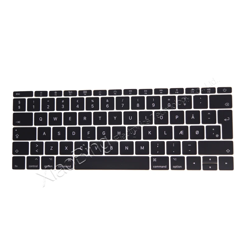 Клавиатура для Macbook Pro Retina 13 &quot15&quot A1706 A1707 A1708 DK с датской Данией колпачки клавиш 2016