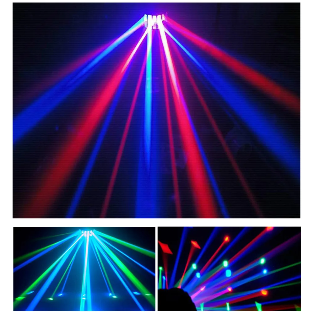 Диско вечерние 24 Вт RGBW светодиодный 7 канальный Dmx 512 проектор с голосовой