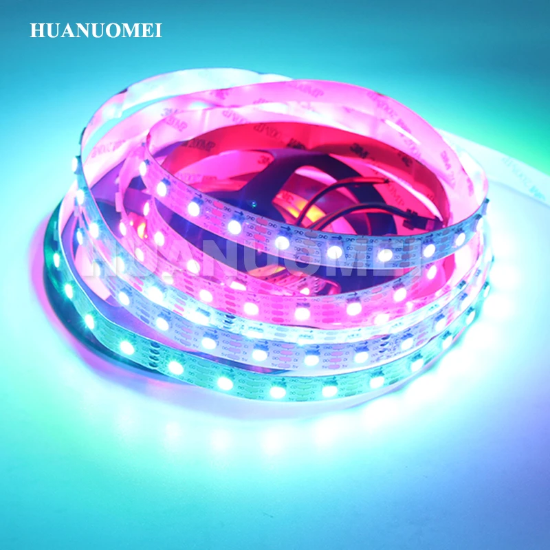 1M 60 светодиодный s/m SK9822 умная светодиодная ленсветильник RGB пикс./м 5050 SMD