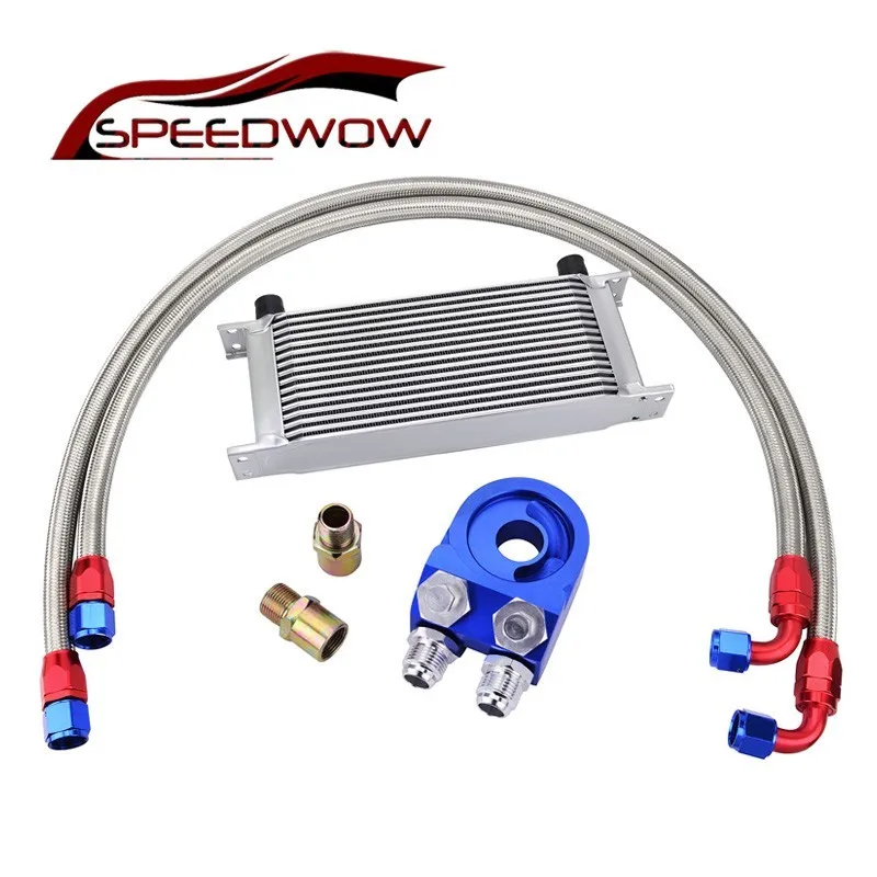 Комплект масляного адаптера SPEEDWOW AN10 16 рядов комплект пластины для радиатора