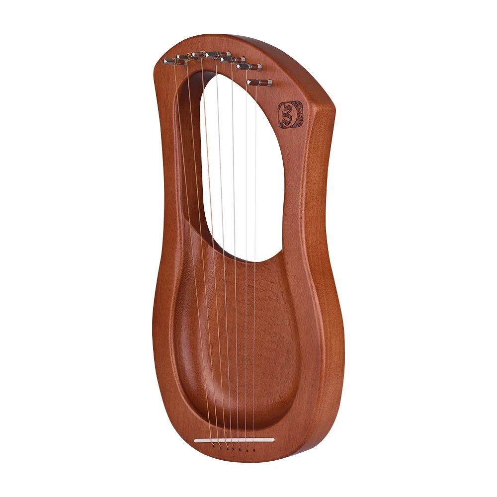 Деревянные металлические шнуры Уолтер. t 7 String Lyre березовый твердый