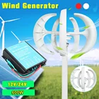 Ветряной генератор VAWT, ветряная турбина с контроллером для домашнего использования, 100200300600 Вт, 1224 В