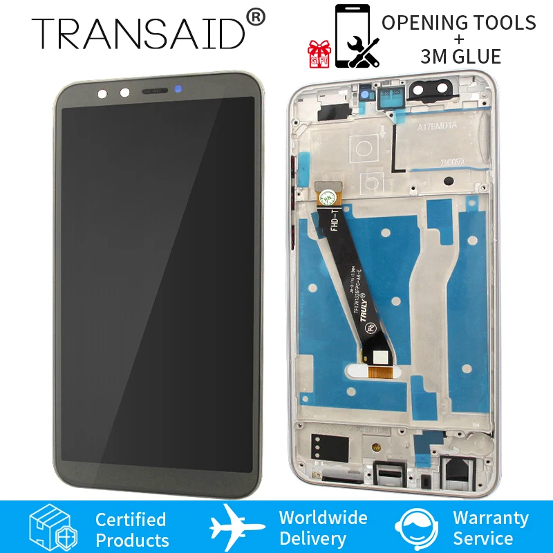 TRANSAID ЖК-дисплей сенсорный экран стекло в сборе Замена для Huawei P9 lite Smart | Мобильные