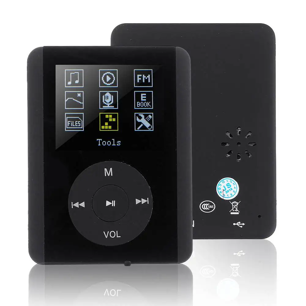 LEORY 4G 8G 16G 32G 1 8 дюймов мини MP3 музыкальный плеер без потерь экран OTG fm радио