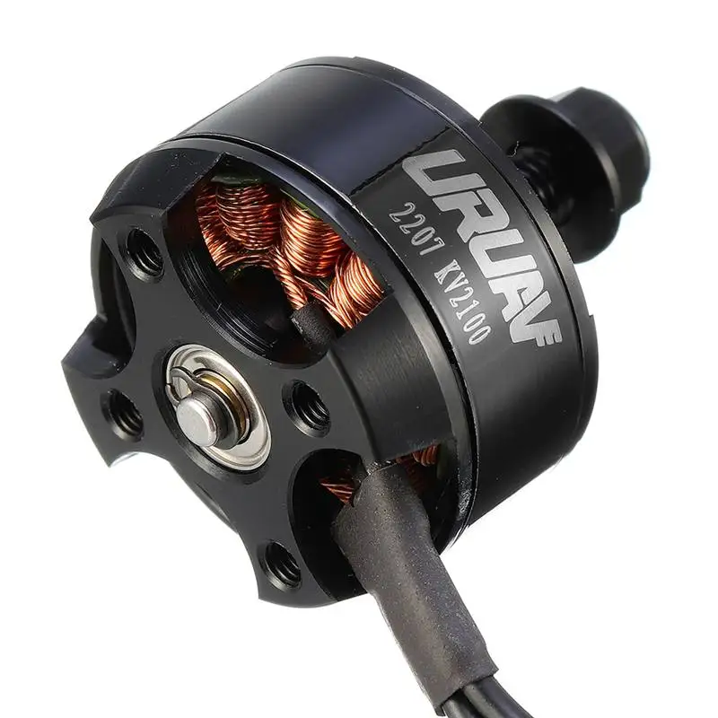 Новый продукт 4 шт. URUAV 2207 2100KV 2 S бесщеточный двигатель черный CW для