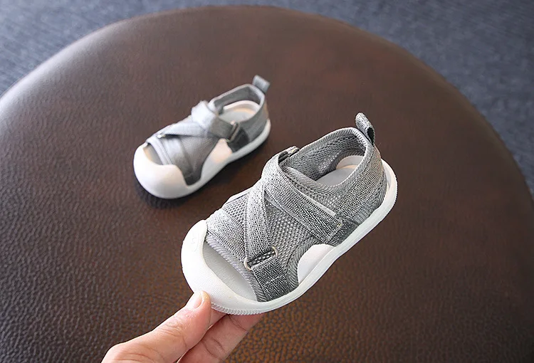 Летняя Вентиляция для детей 0-1-2 лет тканевая Нескользящая одежда маленьких