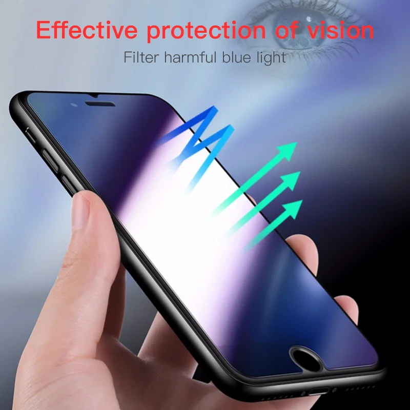 Ультра тонкий мм 0 3 закаленное стекло экран протектор для iphone 7 XS Max X XR 8 6 6S Plus 5 5S SE 5C