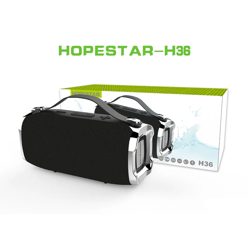HOPESTAR H36 bluetooth 4 2 динамик открытый портативный водостойкий fm радио с микрофон Бас