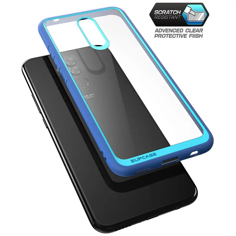 SUPCASE For Huawei Mate 20 Lite Case 6.3 inch UB Style Anti-knock Premium Hybrid Protective Blue TPU Bumper PC Clear Back Cover |