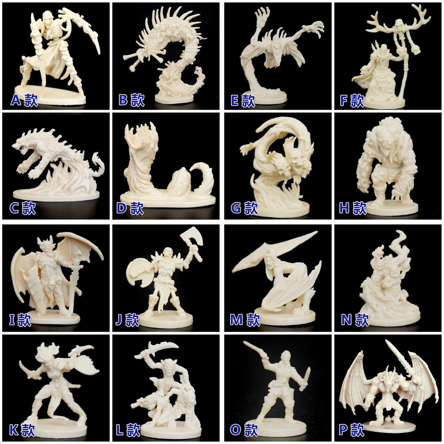 Die casting Divine Troops People Exclusive Shop dnd Board Roleplaying Games Piece Model Descent Thorough The Jedi Extend Monster | Игрушки и