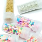 Пластиковые контейнеры для хранения, мини-пробирка бутылки флаконы, образец 5 мл, маленькие флаконы