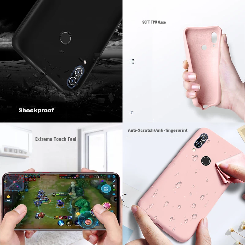 Роскошный силиконовый чехол для Xiaomi mi 9 SE красный Note 7 Pro задняя крышка TPU 6 Корпус