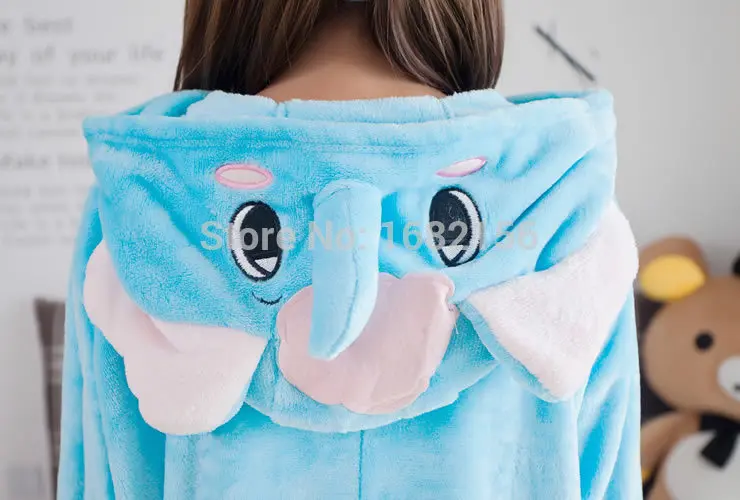Kigurumi New Design Lovely Elephant Pajamas Pyjamas Adult Children Animal Onesie Sleepsuit For Unisex |