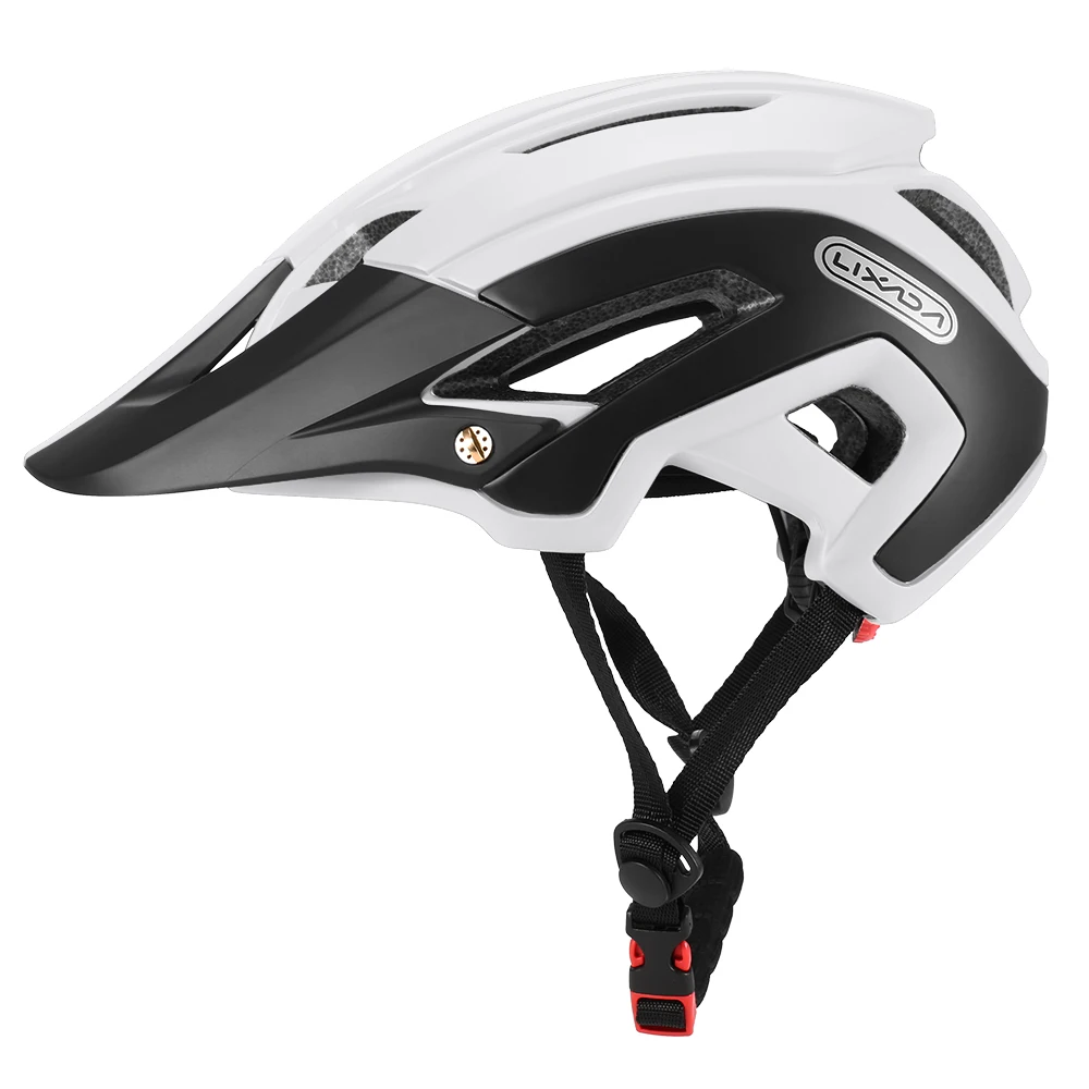 Велосипедный шлем Lixada со съемным козырьком Регулируемый Casco Ciclism 16 Vent MTB защитный
