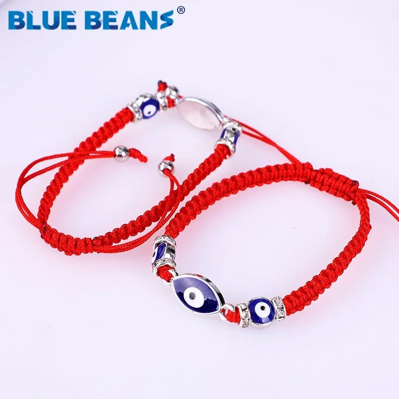 Браслет Evil Eye Boho женский Slipknot ручной работы плетеный Длина подвески ювелирные