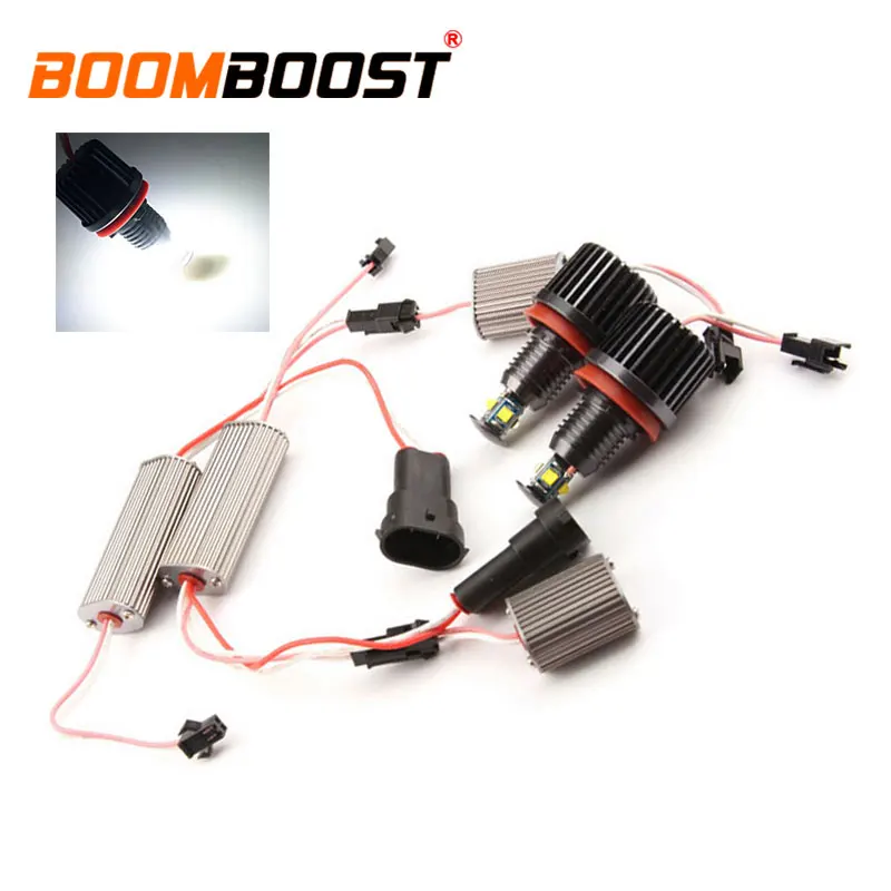 2 шт. 40 Вт Светодиодный Маркер ксенон белый светодиодный Ангельские глазки