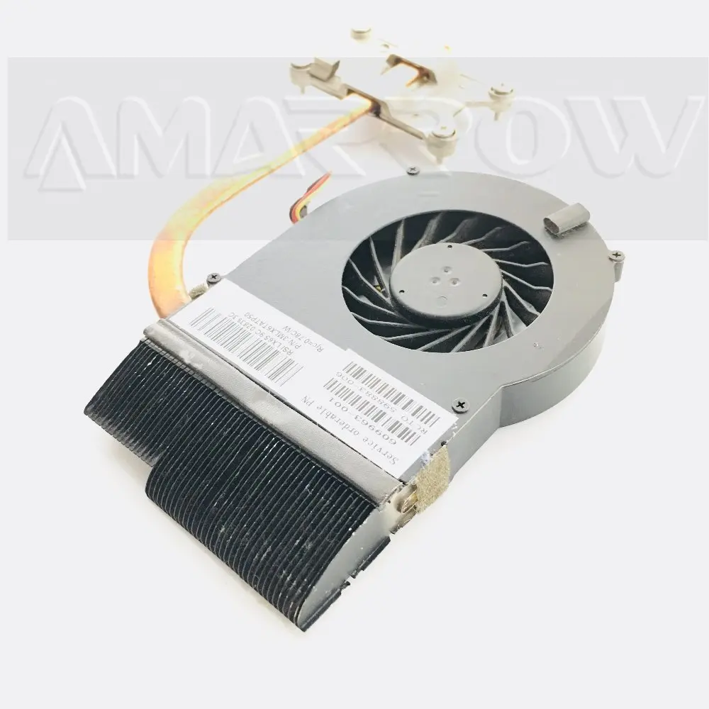 Original for HP pavilion DV6 DV7 dv7-4000 DV6-3000 cooling heatsink and fan 606728-001 637607-001 | Компьютеры и офис
