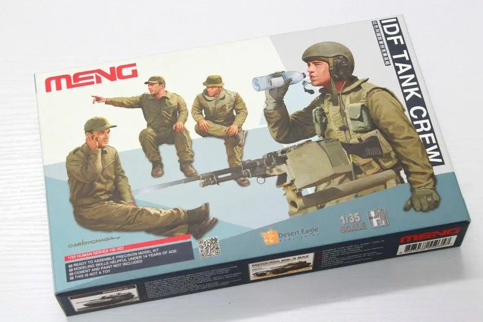 Meng 1/35 модель HS 002 танковой команды ЦАХАЛ (4 фигурки) фигурки супервойны WII|Наборы