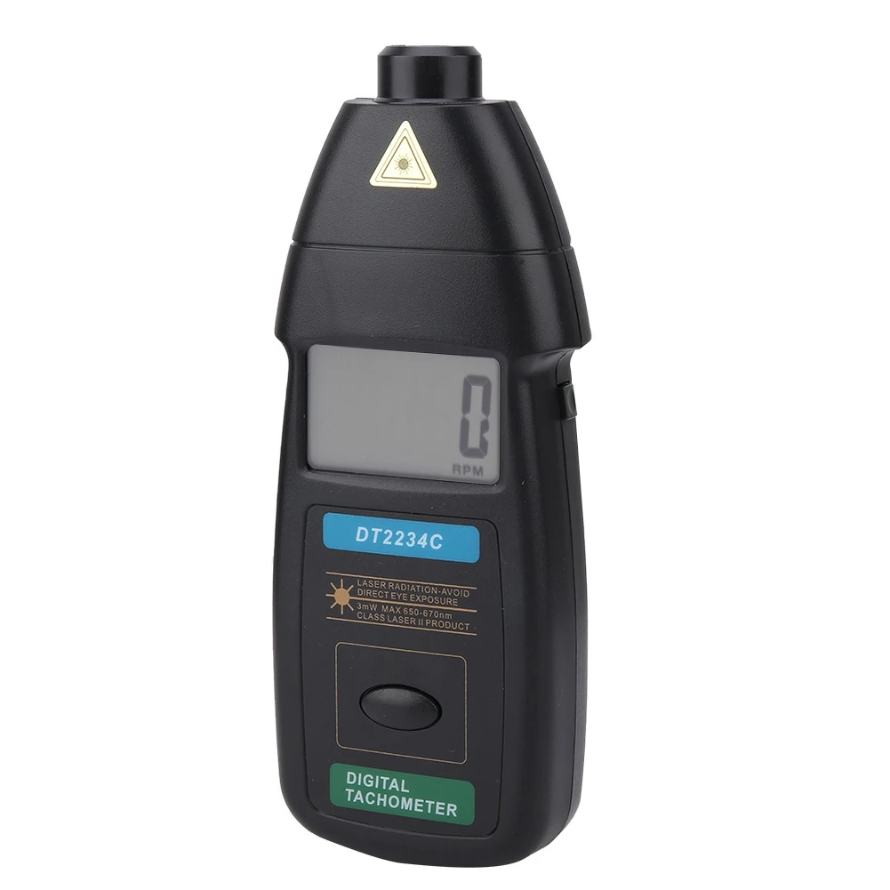 DT2234C цифровой тахометр портативный лазерный 2 5 99999 ОБ/мин Бесконтактный