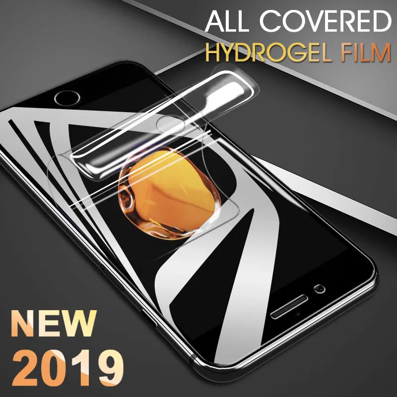 Мягкая Гидрогелевая пленка с полным покрытием для iphone 6 7 8 Plus X 10 Защитная 8X6 6s (не