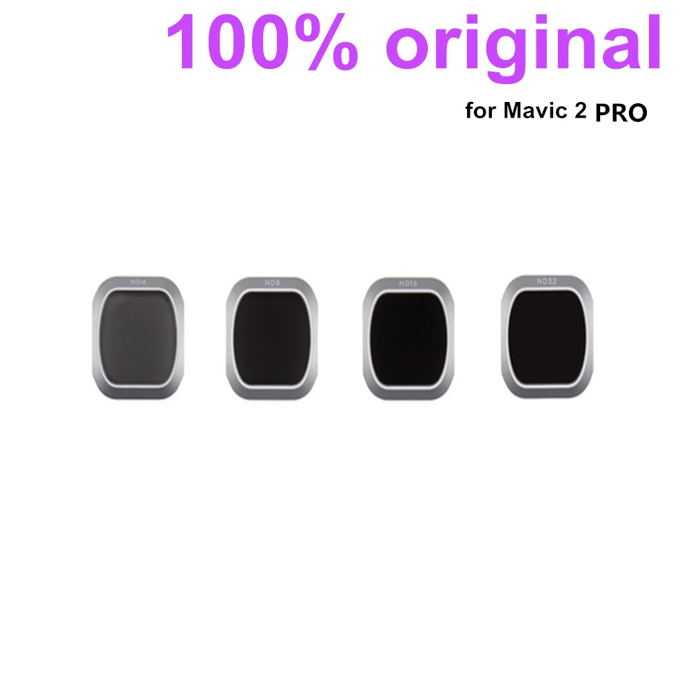 Оригинальный набор нейтральных светофильтров для DJI Mavic 2 Pro ND4 ND8 ND16 ND32