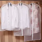 Прозрачные мешки для хранения одежды, тканевая подвесная одежда, костюм, пальто, пылезащитный чехол