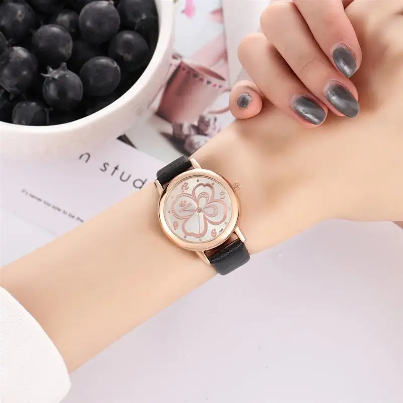 Reloj Mujer женские часы с кожаным ремешком классические Аналоговые кварцевые