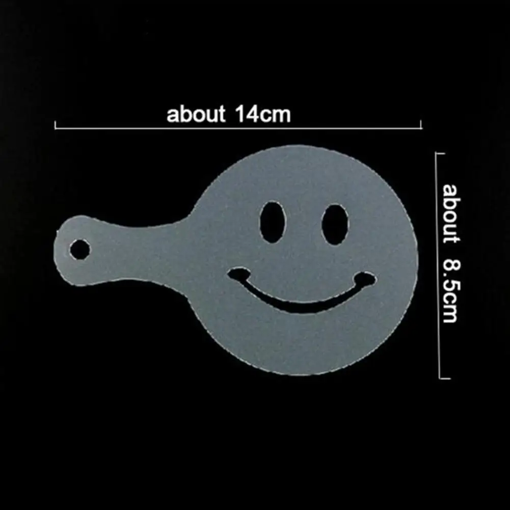 16 шт./компл. пластиковый кофе латте капучино бариста искусство трафареты торт