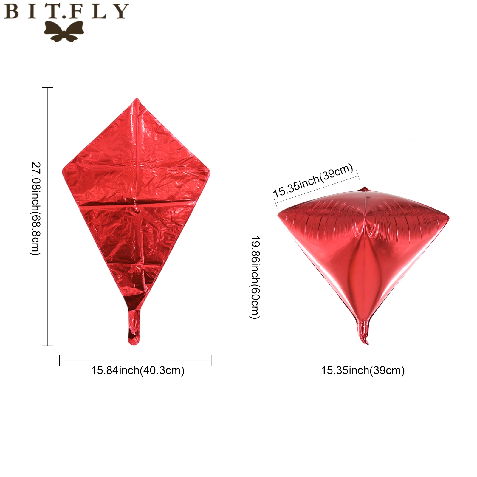BIT.FLY 24 inch Diamond Aluminum Foil Balloon Wedding Birthday Christmas Festival Party DIY Hanging Decorations Supplies | Дом и сад